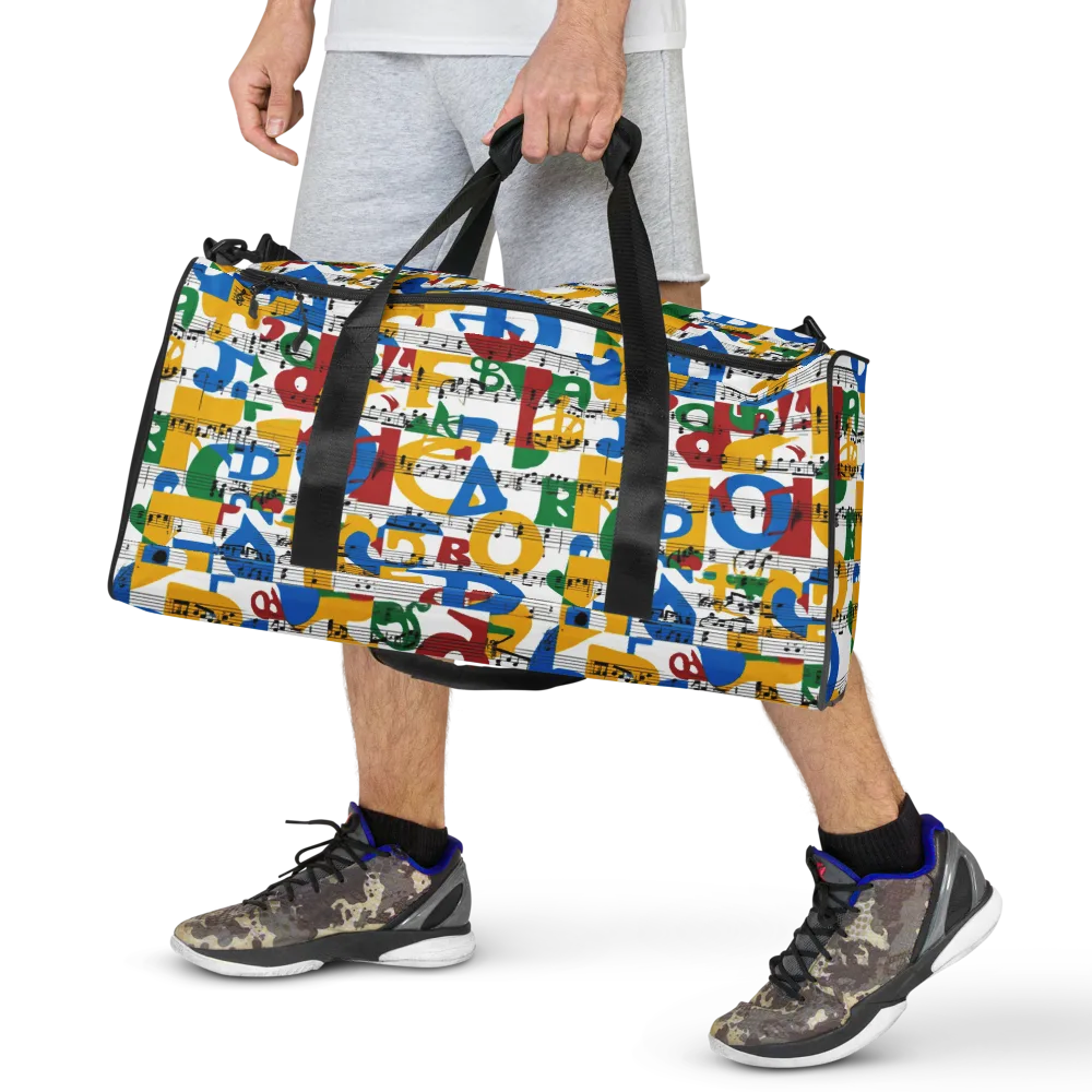 Chromatic Crescendo on Duffle Bag — Front