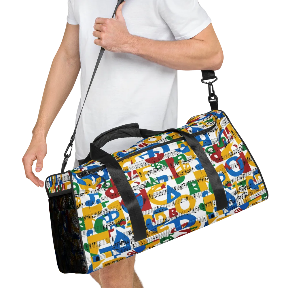 Chromatic Crescendo on Duffle Bag — Right Front