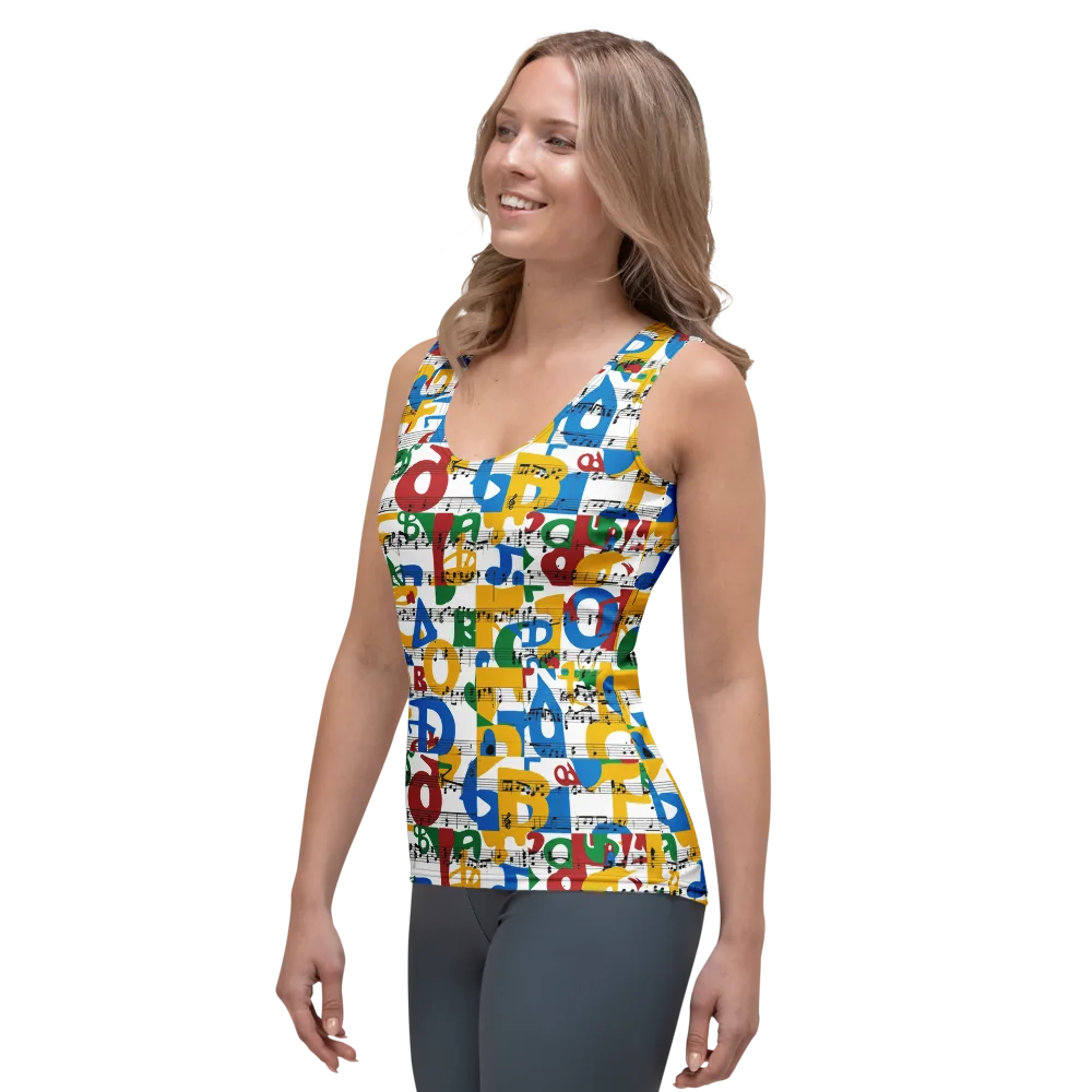Chromatic Crescendo on Women's Tank Top — Left Front