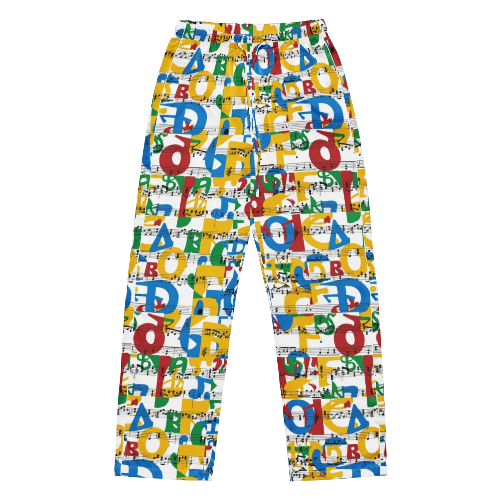 Chromatic Crescendo on Women's Pajama Pants — Front
