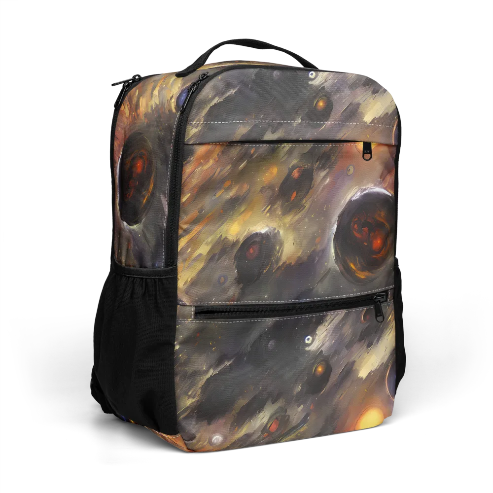 Temporal Vortex on Utility Backpack — Right Front