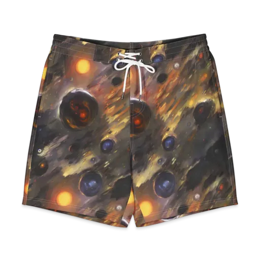 Temporal Vortex on a Men's Board Shorts