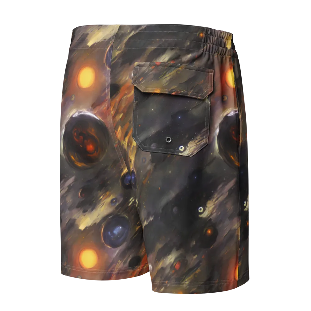 Temporal Vortex on Men's Board Shorts — Back