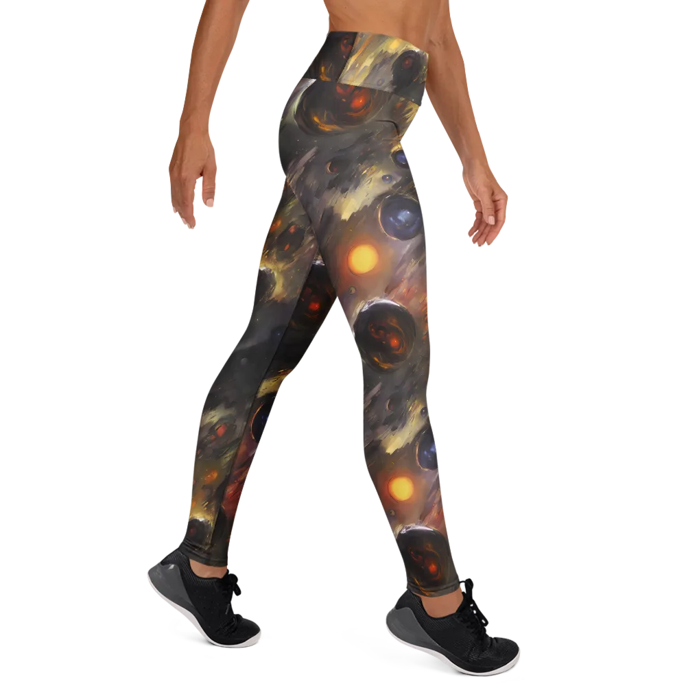 Temporal Vortex on Yoga Leggings — Right