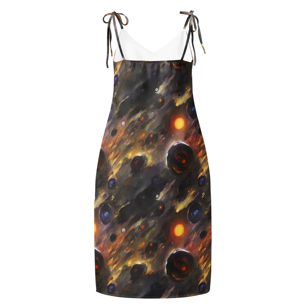 Temporal Vortex on Slip Dress — Back