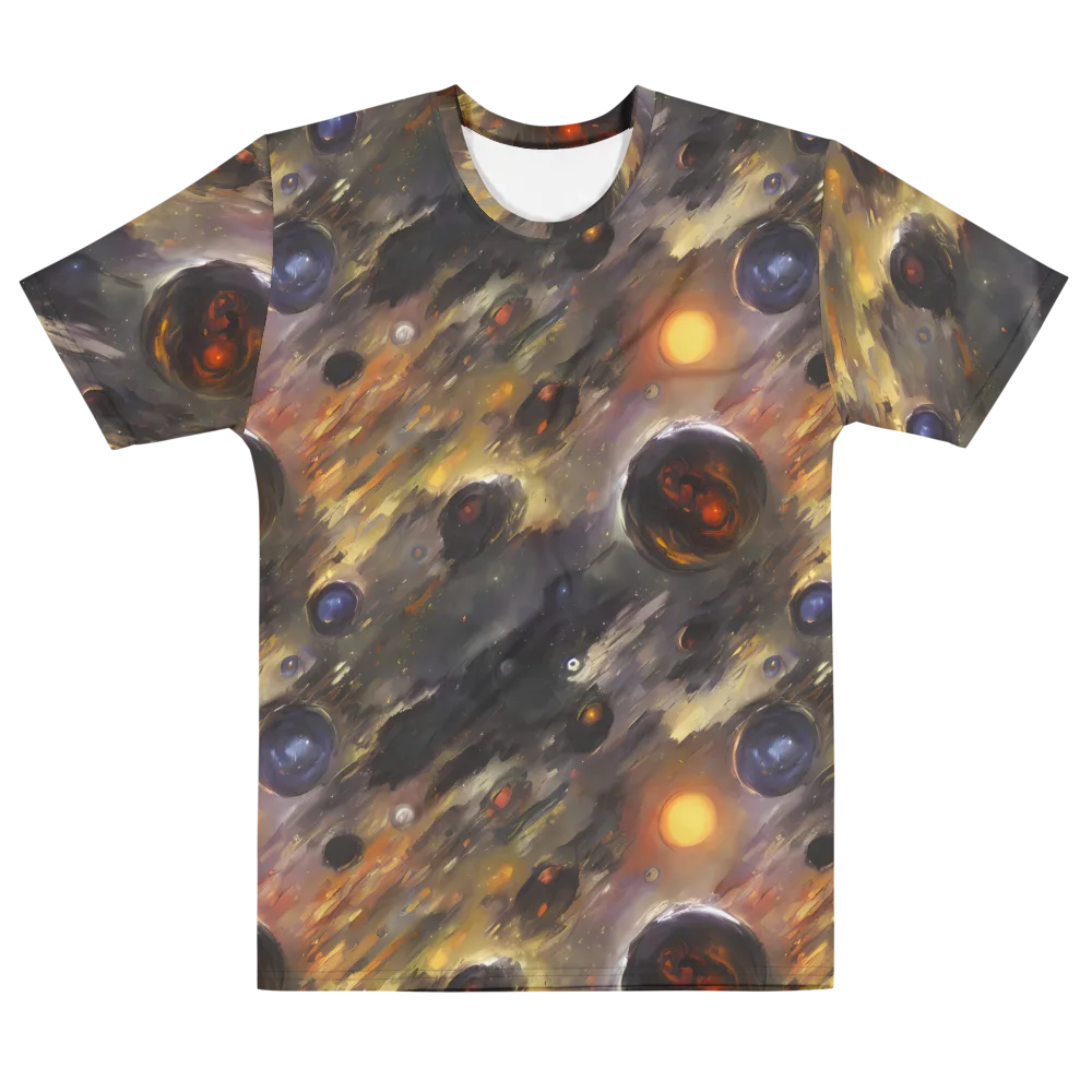 Temporal Vortex on Men's Cotton Crew Neck T-Shirt — Front