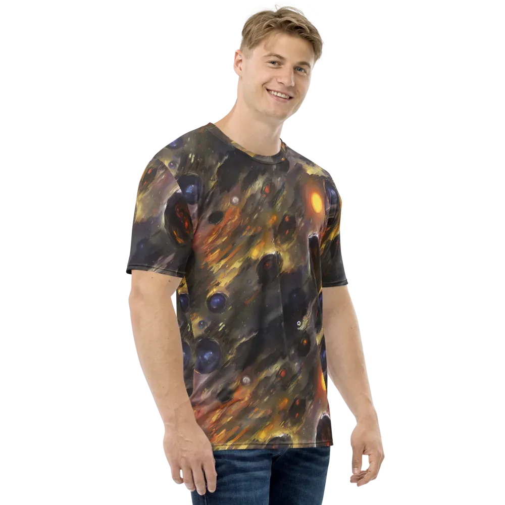 Temporal Vortex on Men's Crew Neck T-Shirt — Right