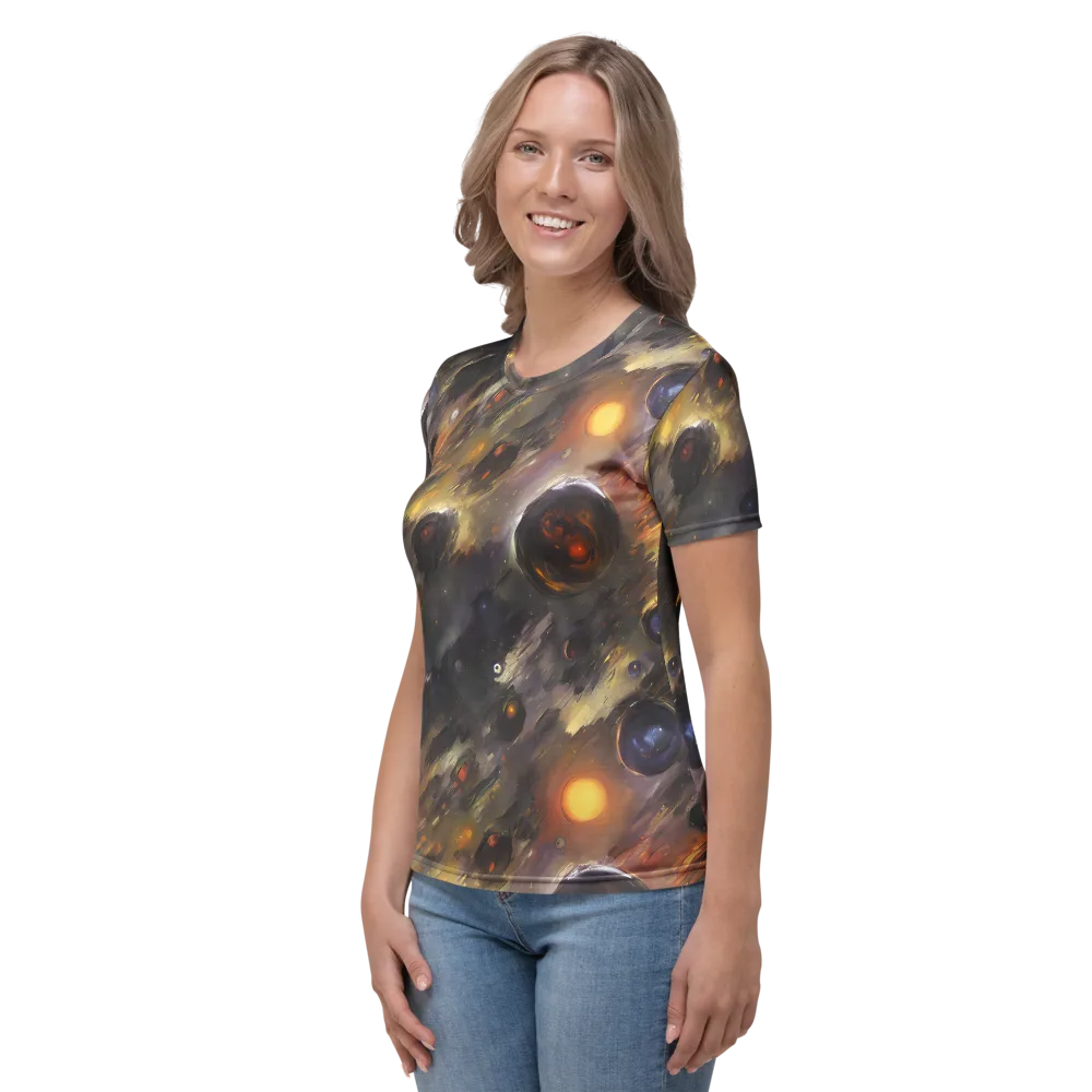Temporal Vortex on Women's Crew Neck T-Shirt — Left
