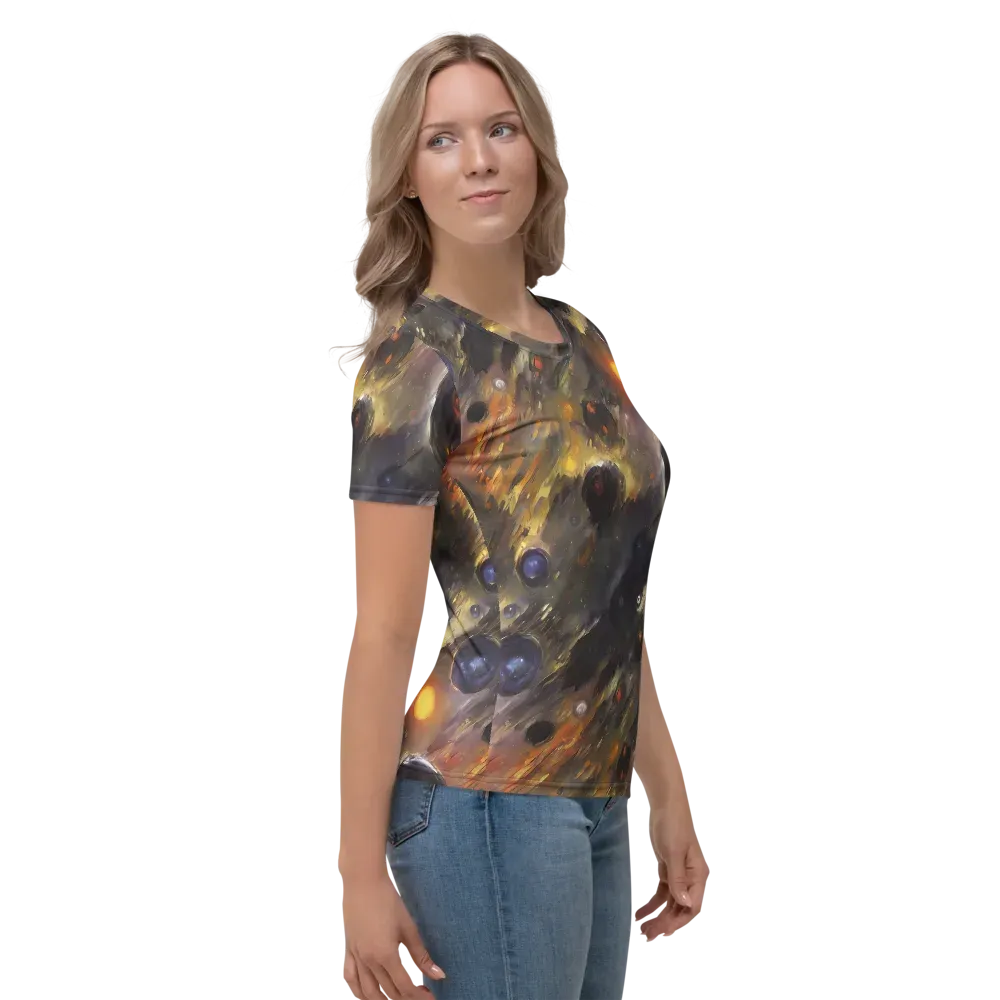 Temporal Vortex on Women's Crew Neck T-Shirt — Right
