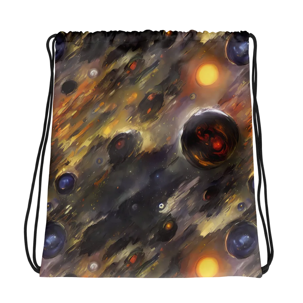 Temporal Vortex on Drawstring Bag — Photo