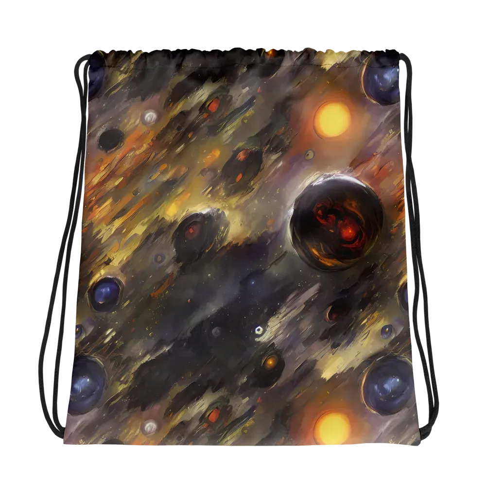 Temporal Vortex on Drawstring Bag — Photo