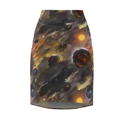 Temporal Vortex on a Pencil Skirt