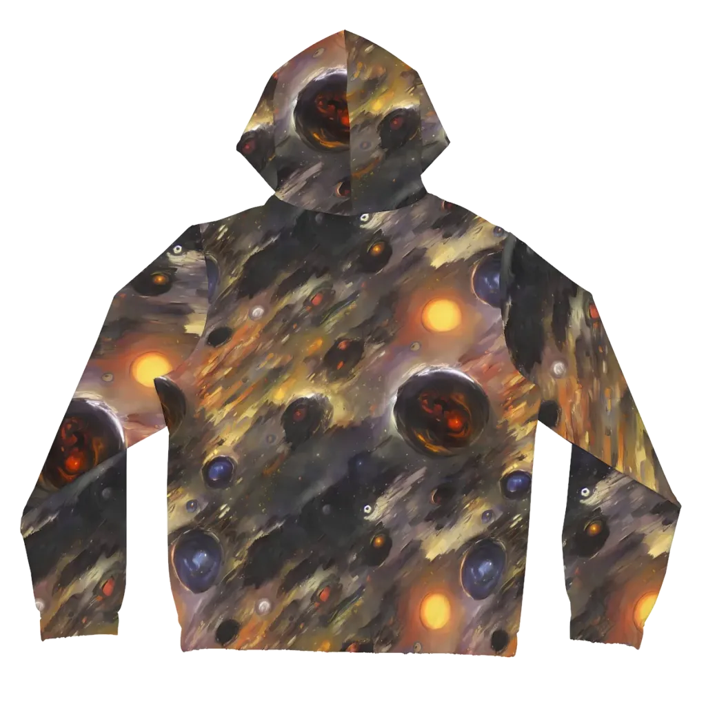 Temporal Vortex on Women's Full-Zip Hoodie — Back