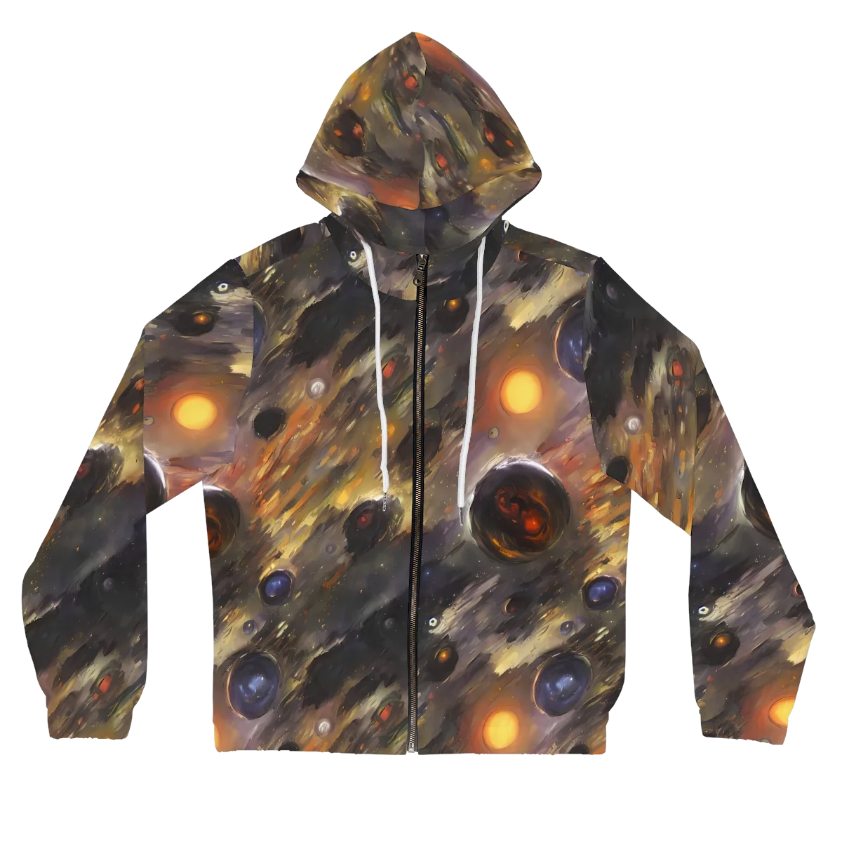 Temporal Vortex on Women's Full-Zip Hoodie — Front
