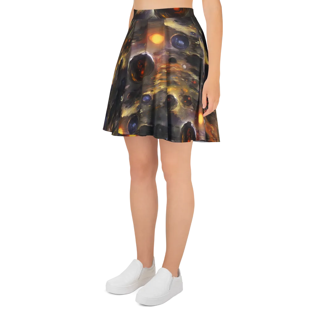 Temporal Vortex on Skater Skirt — Left