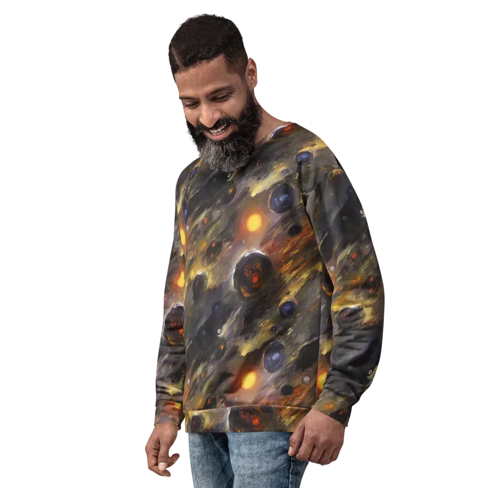 Temporal Vortex on Sweatshirt — Left Front