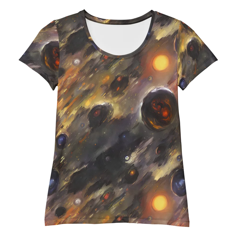 Temporal Vortex on Women's Athletic T-Shirt — Front