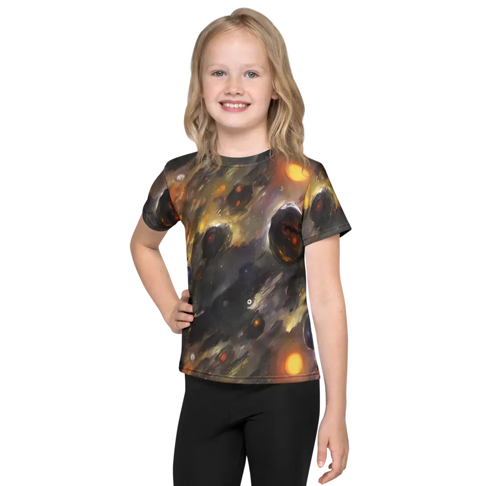 Temporal Vortex on Kids Crew Neck T-Shirt — Front