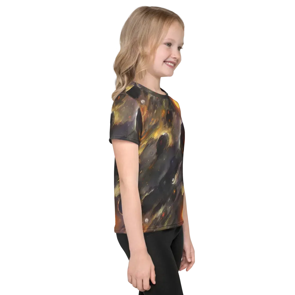 Temporal Vortex on Kids Crew Neck T-Shirt — Right