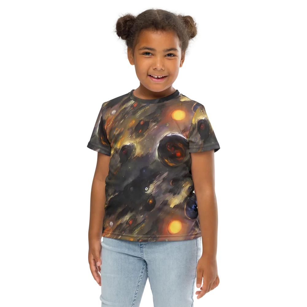 Temporal Vortex on Kids Crew Neck T-Shirt — Front