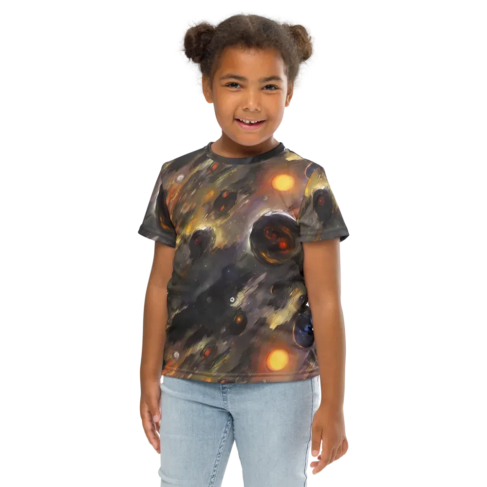 Temporal Vortex on Kids Crew Neck T-Shirt — Front