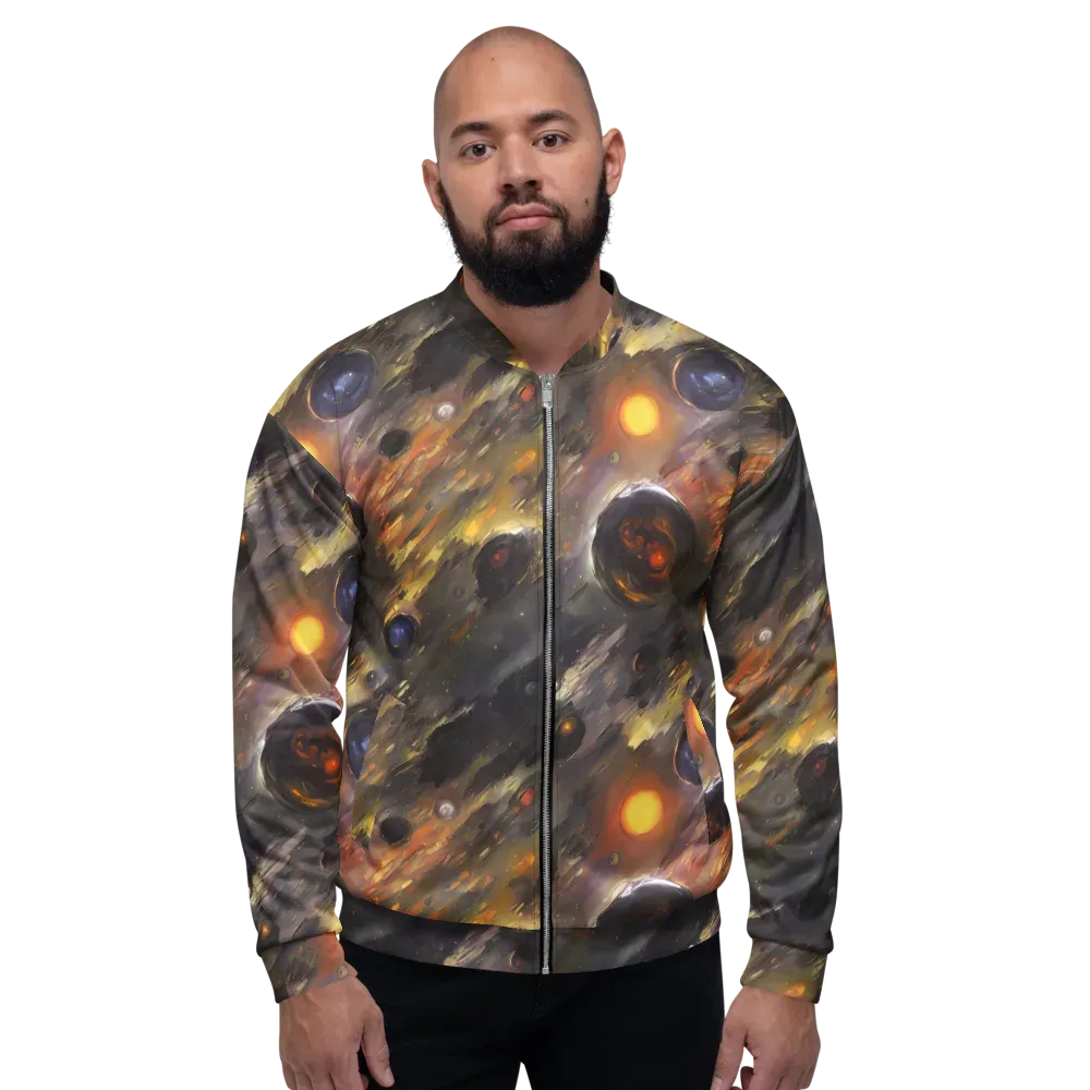 Temporal Vortex on Bomber Jacket — Front