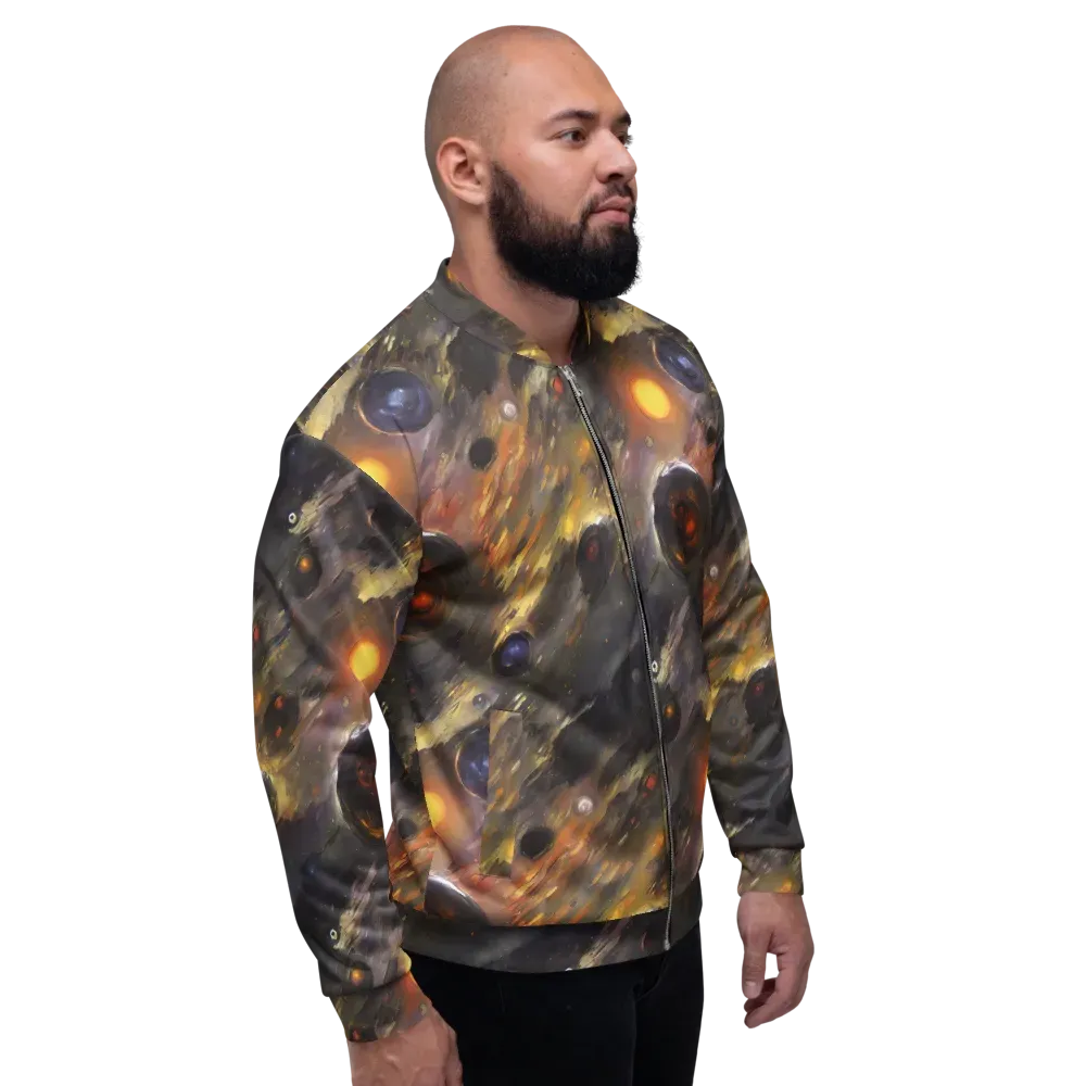 Temporal Vortex on Bomber Jacket — Right