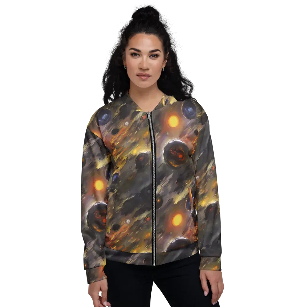 Temporal Vortex on Bomber Jacket — Front