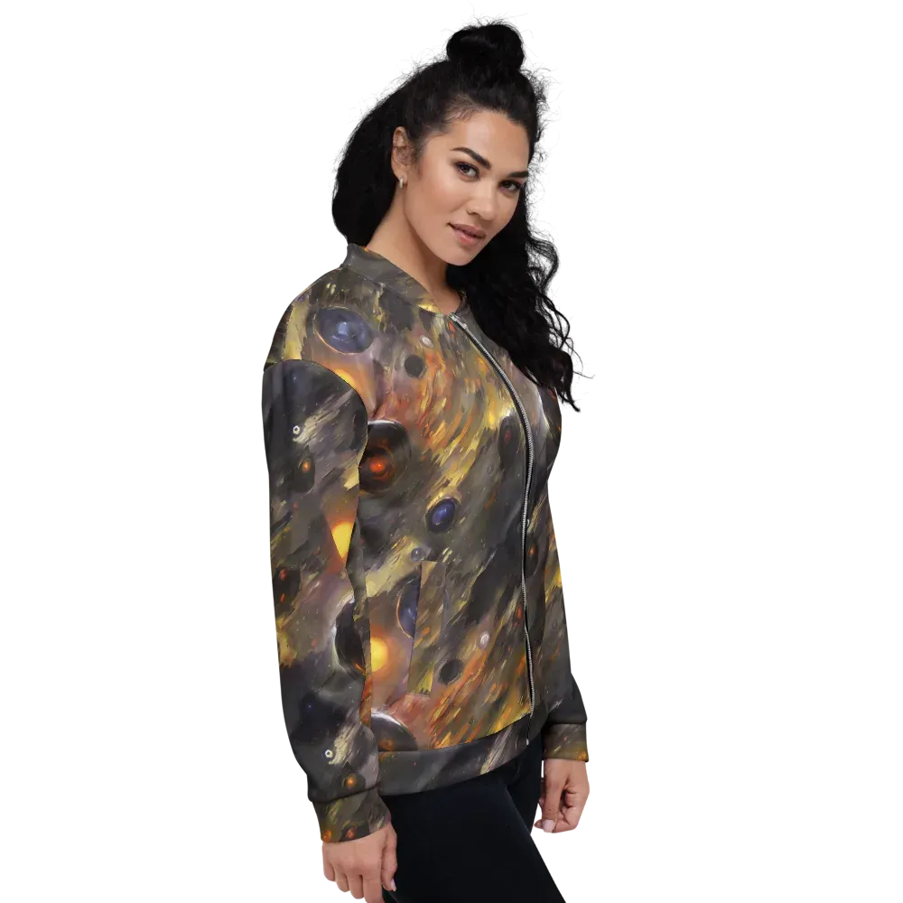 Temporal Vortex on Bomber Jacket — Right
