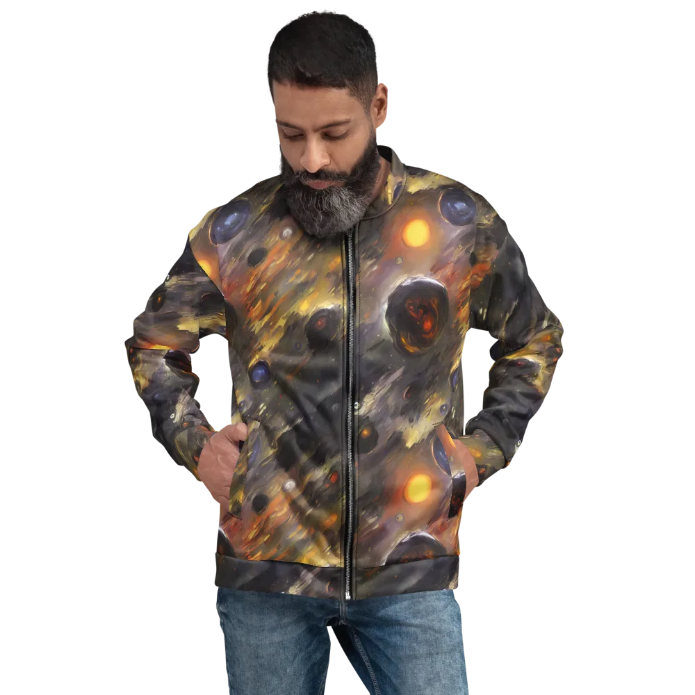 Temporal Vortex on Bomber Jacket — Front