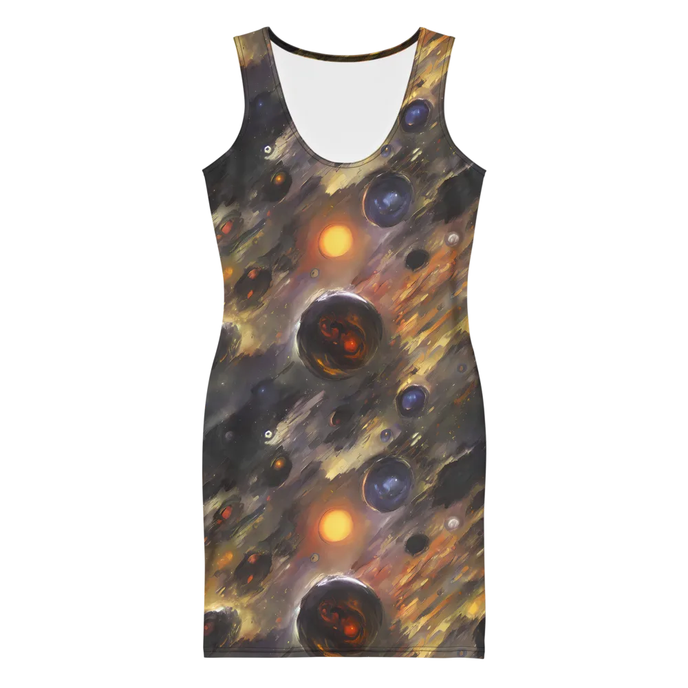 Temporal Vortex on Bodycon Dress — Front