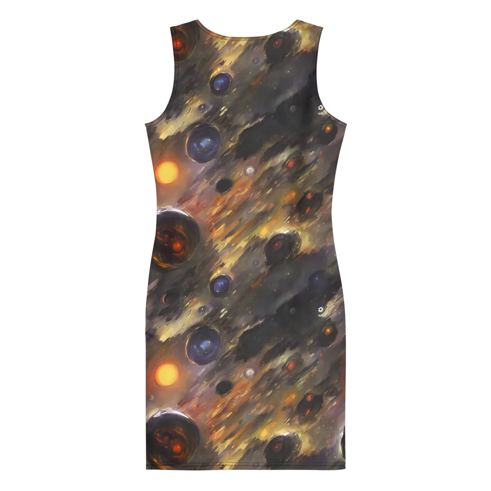 Temporal Vortex on Bodycon Dress — Back