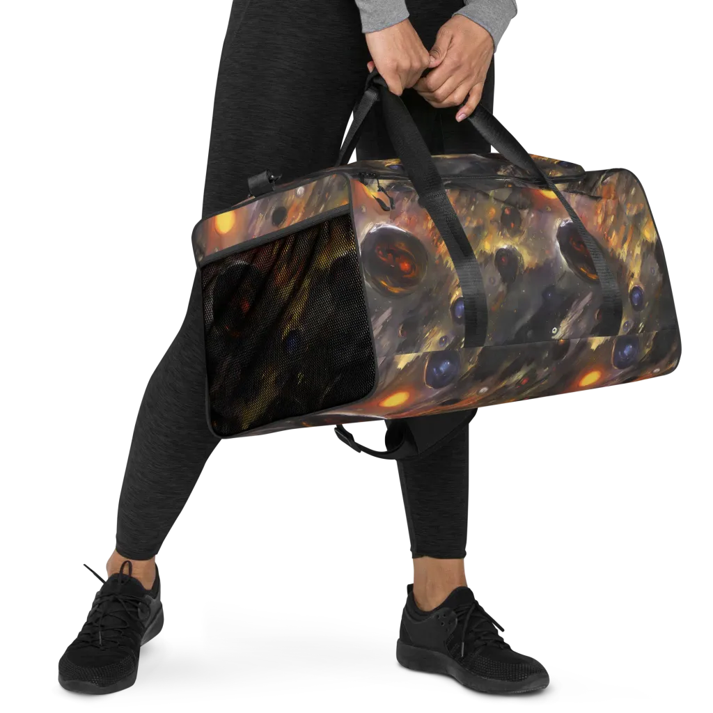 Temporal Vortex on Duffle Bag — Right Front