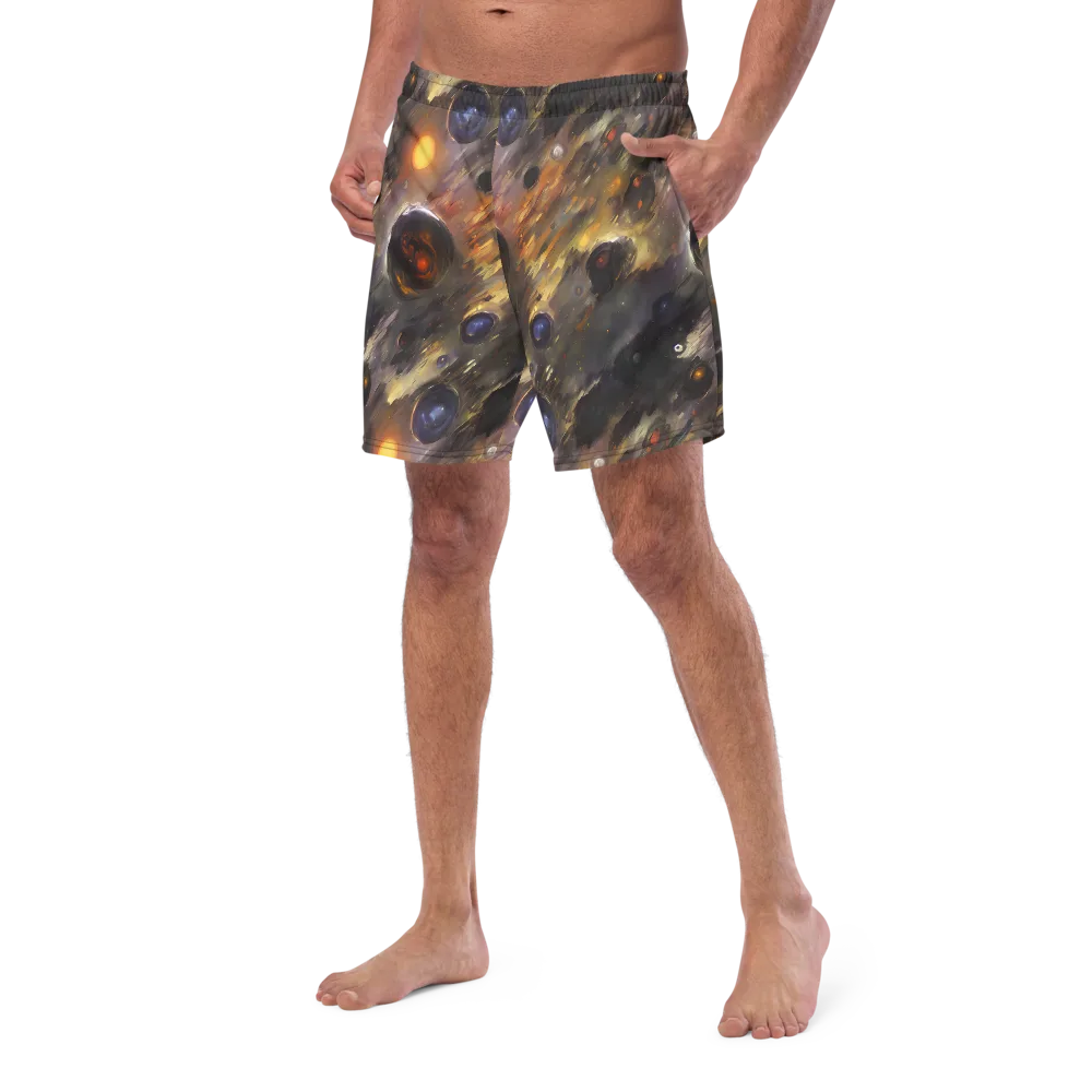 Temporal Vortex on Swim Trunks — Left Front