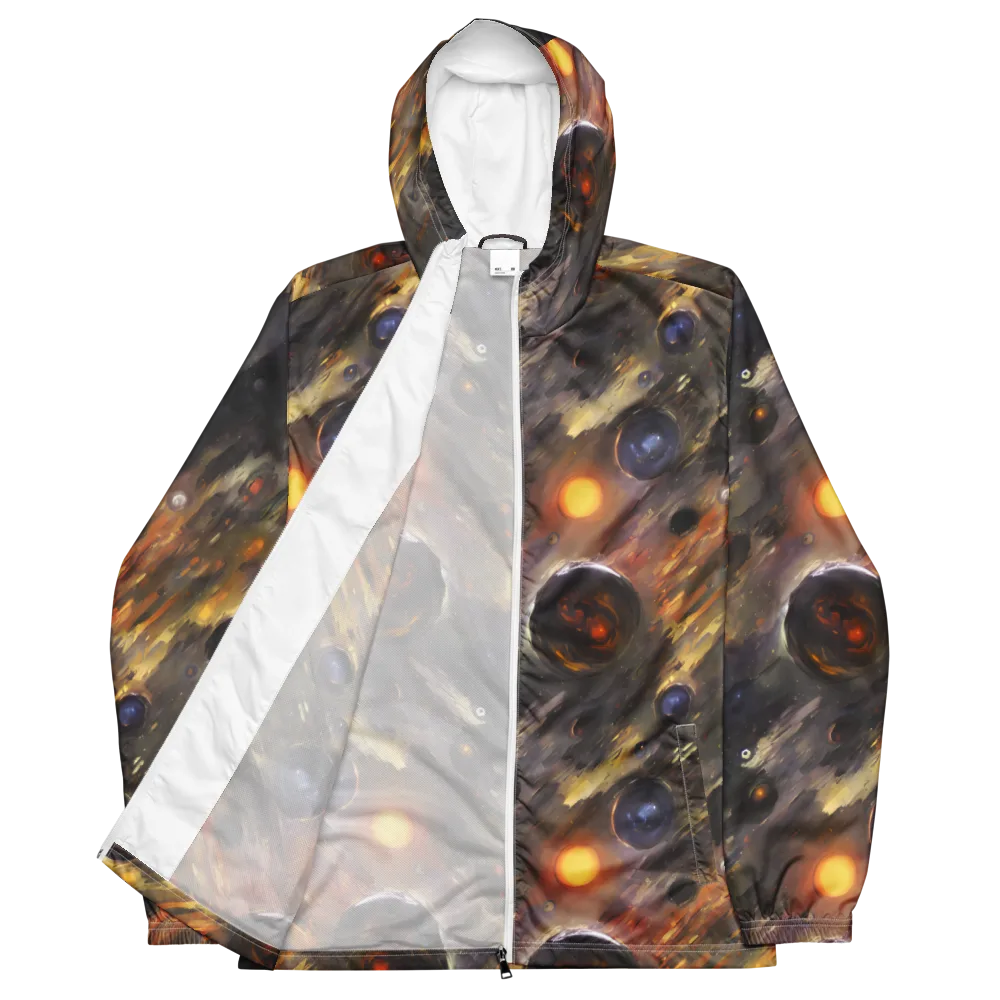Temporal Vortex on Men's Windbreaker — Front