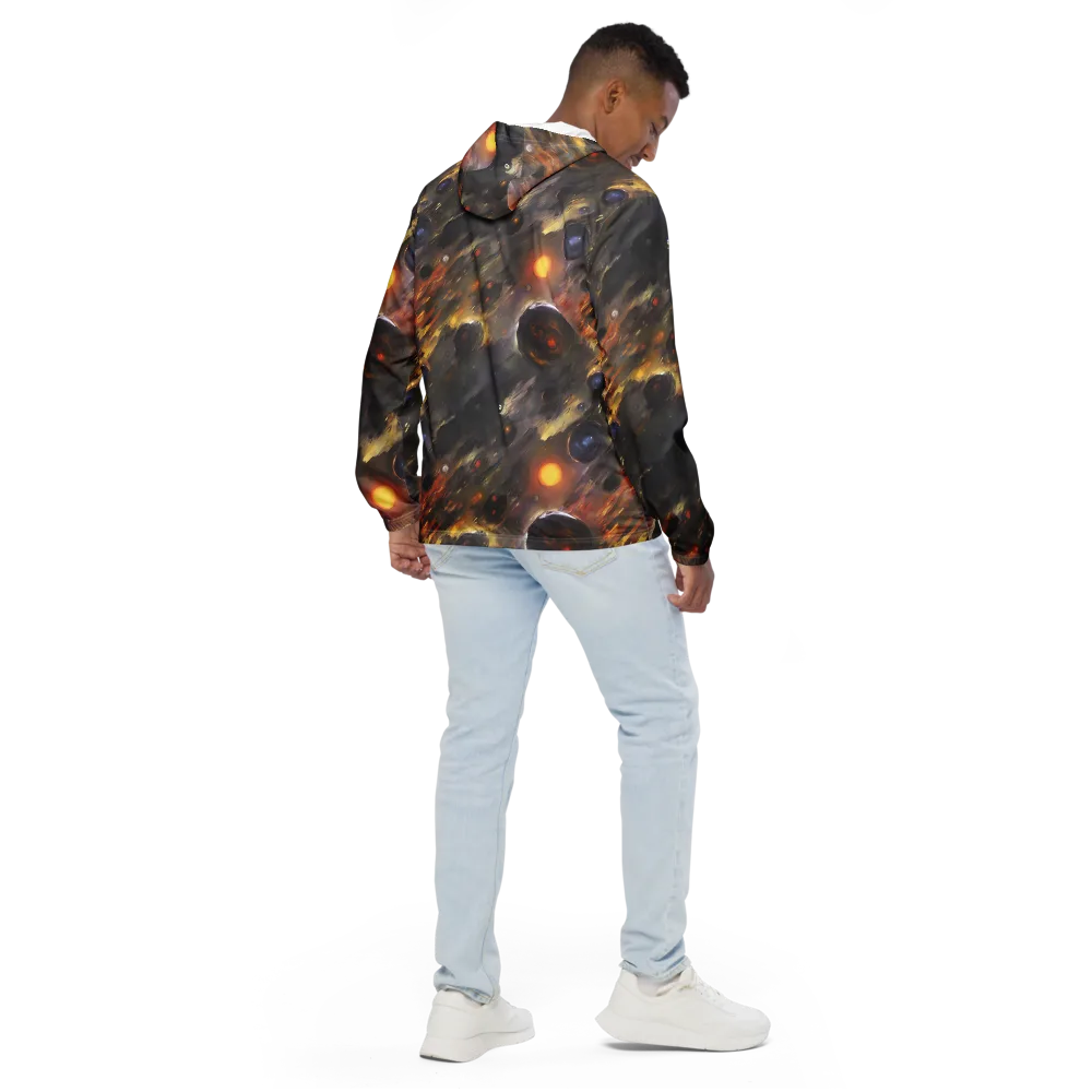 Temporal Vortex on Men's Windbreaker — Back