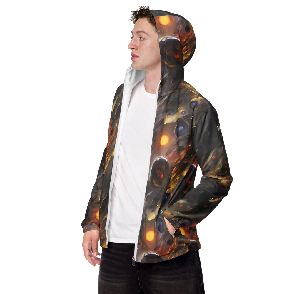 Temporal Vortex on Men's Windbreaker — Left Front