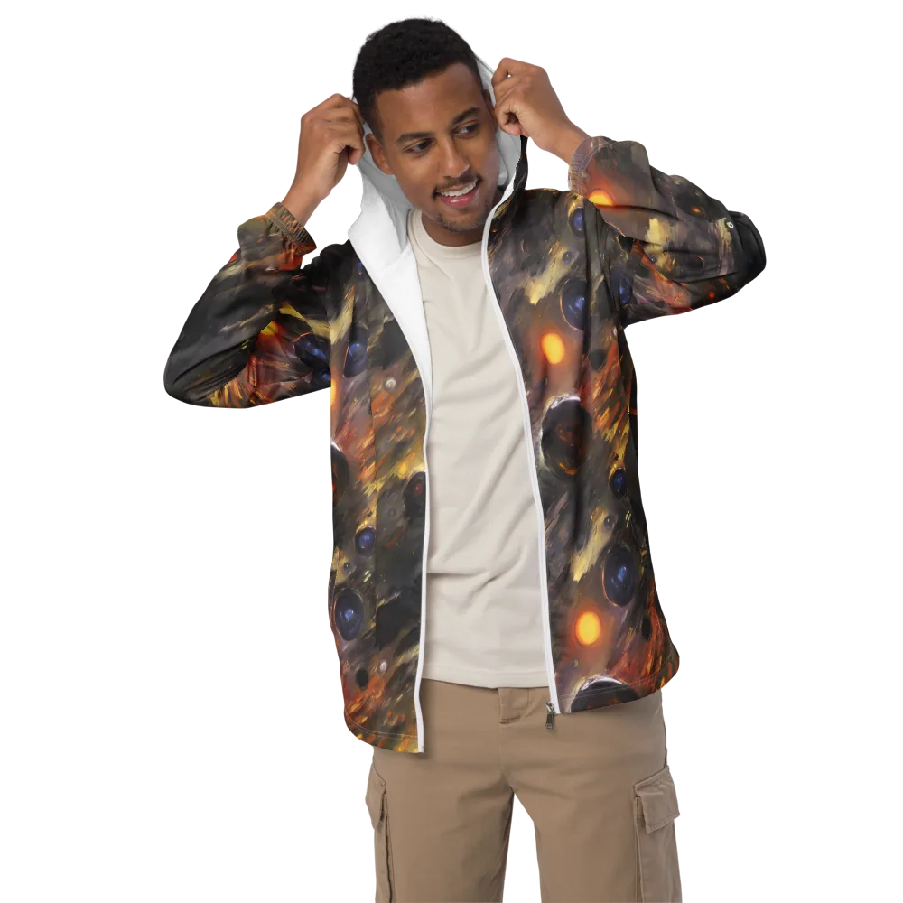 Temporal Vortex on Men's Windbreaker — Front