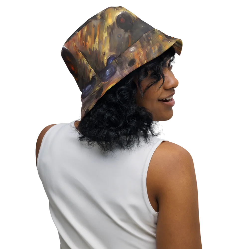Temporal Vortex on Reversible Bucket Hat — Right Outside