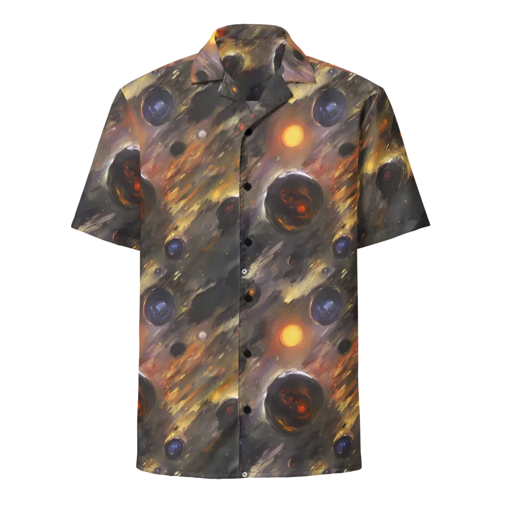 Temporal Vortex on Button Shirt — Front