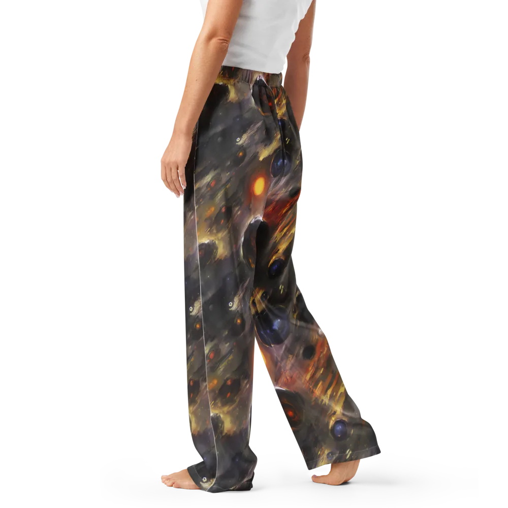 Temporal Vortex on Women's Pajama Pants — Left