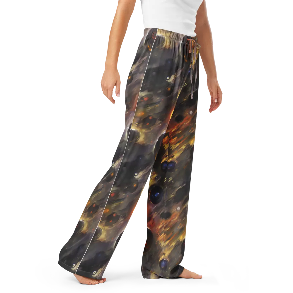 Temporal Vortex on Women's Pajama Pants — Right Front