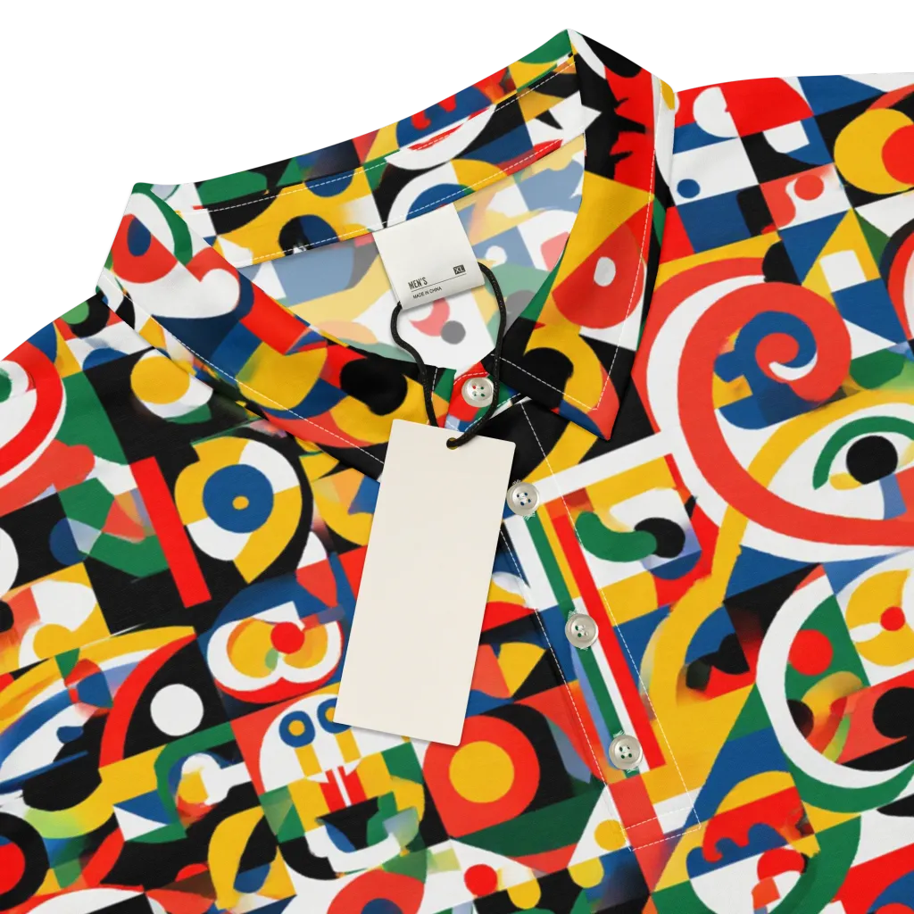 Electric Arabesque on Men's Slim Fit Polo Shirt — Product details