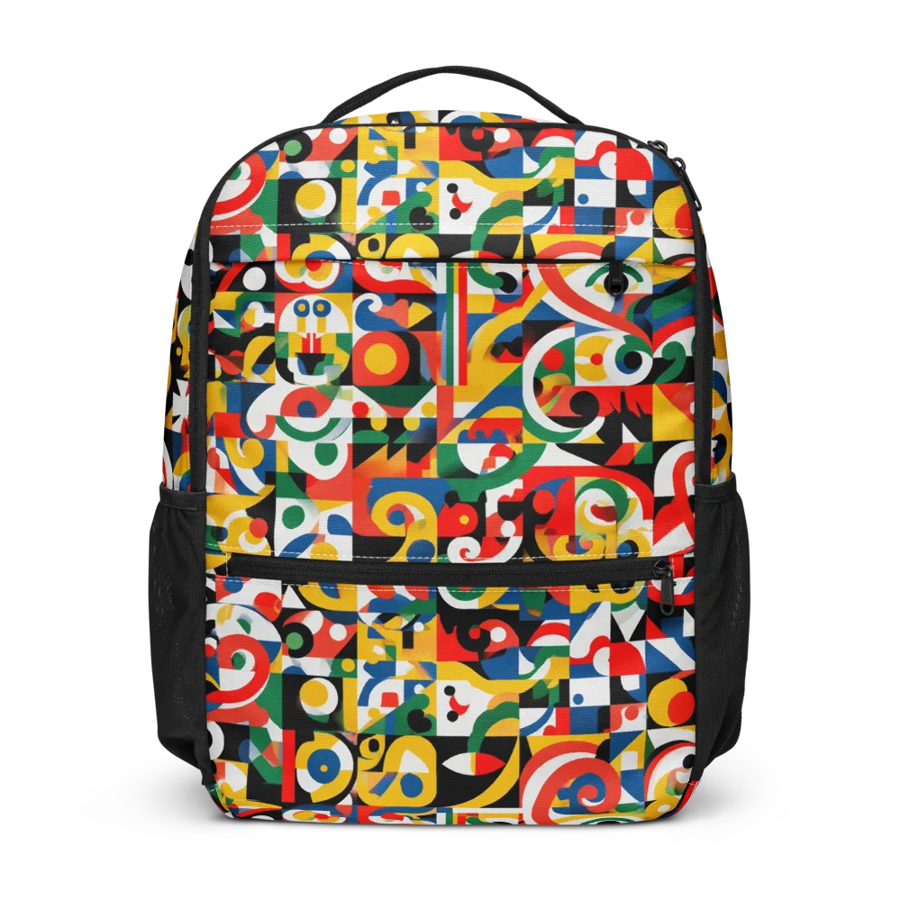 Electric Arabesque on Utility Backpack — Front