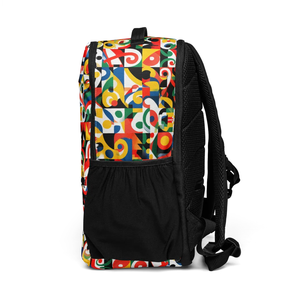 Electric Arabesque on Utility Backpack — Left