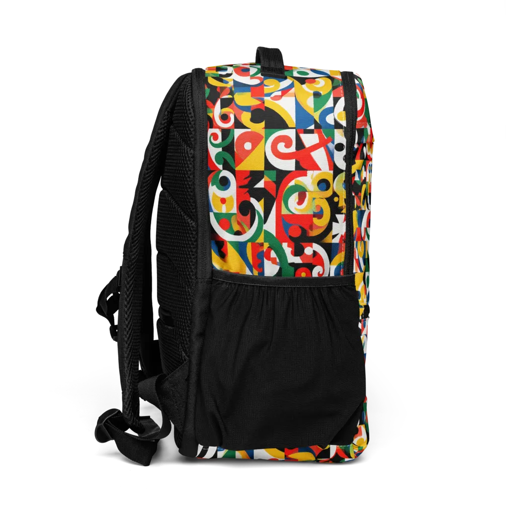 Electric Arabesque on Utility Backpack — Right