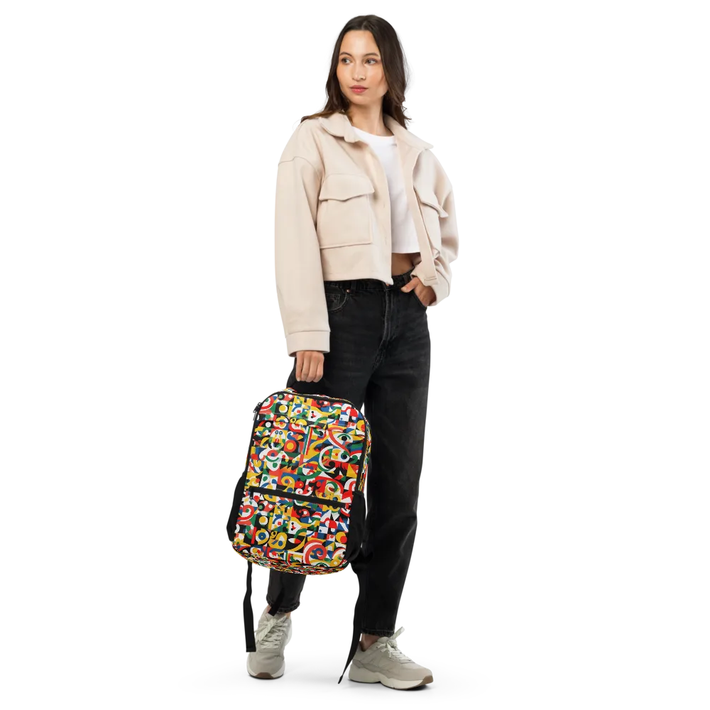 Electric Arabesque on Utility Backpack — Front