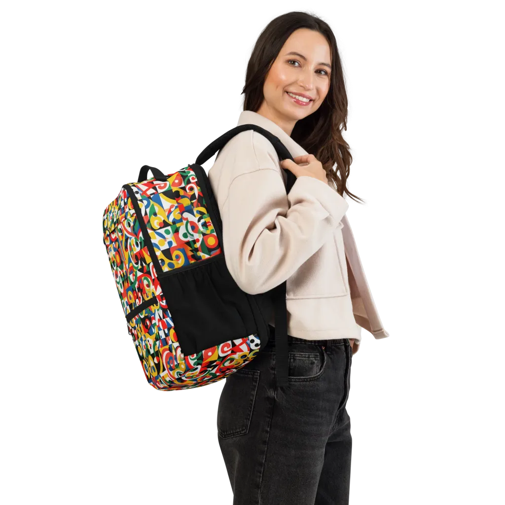 Electric Arabesque on Utility Backpack — Right