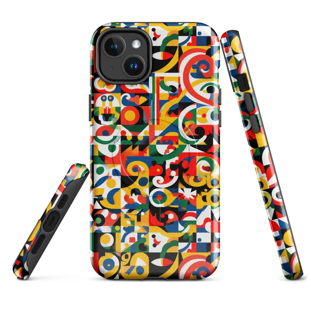 Electric Arabesque on MagSafe Tough Case for iPhone® — Front