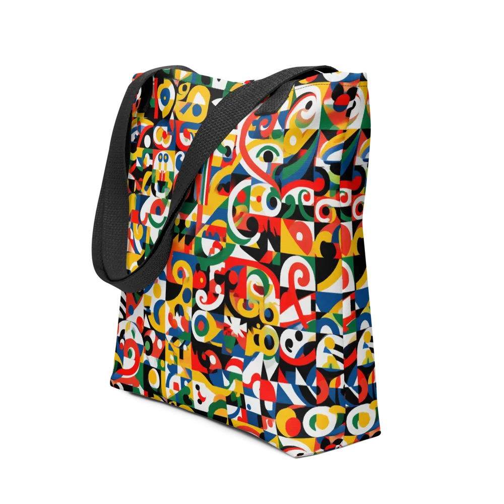 Electric Arabesque on Tote Bag — Front